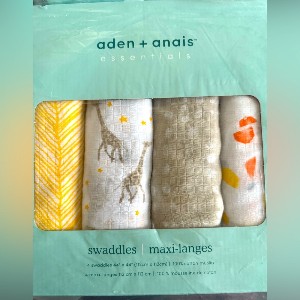 Aden + Anais Swaddle Gift Set - RARE print